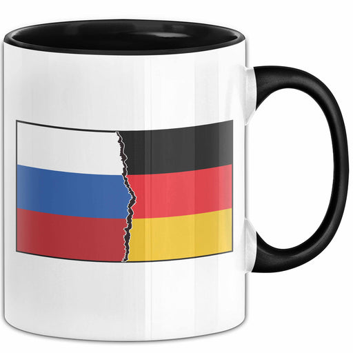 Russe Tasse Geschenk Russland Deutschland Flagge Geschenkidee Trendation