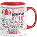 Fallschirmsprung-Begleiter Geschenk Tasse Sei Lieber Nett Zu Mir Ich Könnte Mal Dein Fallschirmsprung Begleiter Sein Rot Trendation