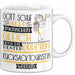 Rucksacktouristin Geschenk Becher Tasse Gott Schuf Alle Menschen Gleich Nur Die Besten Durfeten Rucksacktouristin Werden Geschenkidee Lustig Weiß Trendation