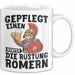 Biertrinker Tasse Geschenk Gepflegt Einen Hinter Die Rückstung Römern Becher Weiß Trendation