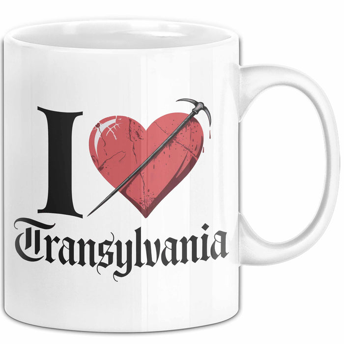 Transsilvanien Tasse Geschenk Lustige Geschenkidee Spruch Weiß Trendation