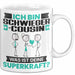 Schwiegercousin Tasse Geschenk für Schwiegercousin Geburtstag Lustiger Spruch Kaffee-Becher Was Ist Deine Superkraft Weiß Trendation