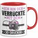 3D Drucker Tasse "Verrückte 3D Drucker" Geschenkidee für TechnikFans Rot Trendation