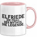Elfriede Tasse Elfriede – Die Frau. Der Mythos. Die Legende. Geschenk Rosa Trendation