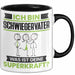 Schwiegervater Tasse Geschenk für Schwiegervater Geburtstag Lustiger Spruch Kaffee-Becher Was Ist Deine Superkraft Schwarz Trendation