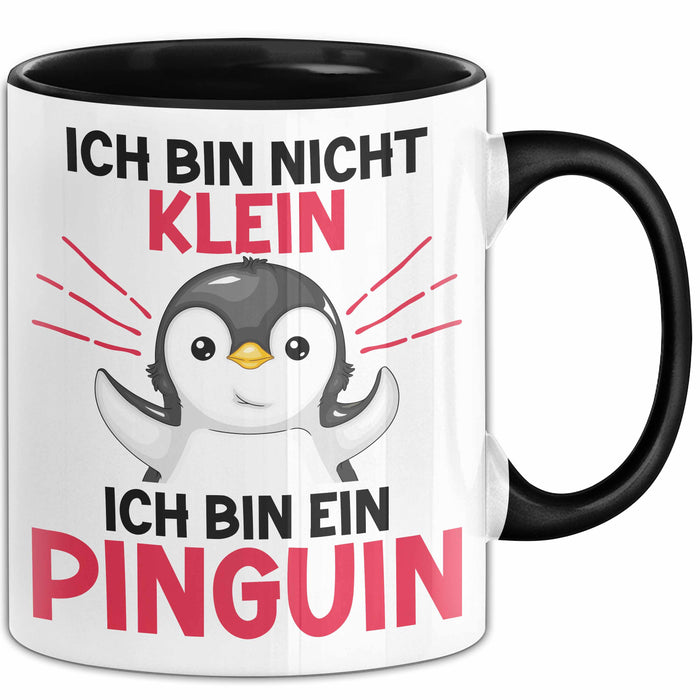 Lustige Tasse Geschenk Pinguin Mit Sonnenbrille Cooles Design Schwarz Trendation