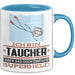 Taucher Geschenk Tasse Ich Bin Taucher Aber Sag Doch Einfach Superheld Lustige Geschenkdiee für Taucher Kaffee-Becher Blau Trendation