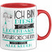Naturforscherin Tasse Geschenk Ich Bin Diese Eine Legendäre Naturforscherin Von Der Alle Reden Geschenkidee Geburtstag Weihnachten Rot Trendation