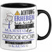 Outdoor-Köchin Tasse Geschenk Lustiger Spruch Bitte Erheben Sie Sich Seine Majestät Die Outdoor-Köchin Betritt Den Raum Schwarz Trendation