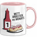 Metzger Tasse Geschenk Mett Arbeiter Des Monats Geschenkidee Lustig Beruf Rosa Trendation