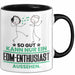 EDM-Enthusiast Geschenk Tasse So Gut Kann Nur Ein EDM-Enthusiast Aussehen Geschenkidee Kaffee-Becher Schwarz Trendation