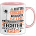 Fechter Geschenk Tasse Lustiger Spruch Erheben Sie Sich Der Fechter Betritt den Raum Rosa Trendation