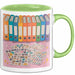 Sticker Fan Tasse Geschenk Lustige Geschenkidee Spruch Für Ästhetik Sammler Grün Trendation