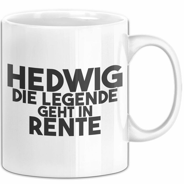 Hedwig Tasse Hedwig – Die Legende Geht In Rente Geschenk