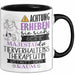 Tierverhaltenstherapeutin Tasse Geschenk Lustiger Spruch Bitte Erheben Sie Sich Seine Majestät Die Tierverhaltenstherapeutin Betritt Den Raum Schwarz Trendation