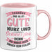 Büroarbeit Kollege Tasse Geschenk Lustige Geschenkidee Spruch Tschüss Und Alles Gute Kurz Und Schmerzlos Rosa Trendation