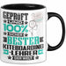 Kiteboarding-Lehrer Geschenk Lustiger Spruch für Kiteboarding-Lehrer Geschenkidee Bester Kiteboarding-Lehrer Der Welt Schwarz Trendation