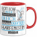 Harfenistin Geschenk Becher Tasse Gott Schuf Alle Menschen Gleich Nur Die Besten Durfeten Harfenistin Werden Geschenkidee Lustig Rot Trendation