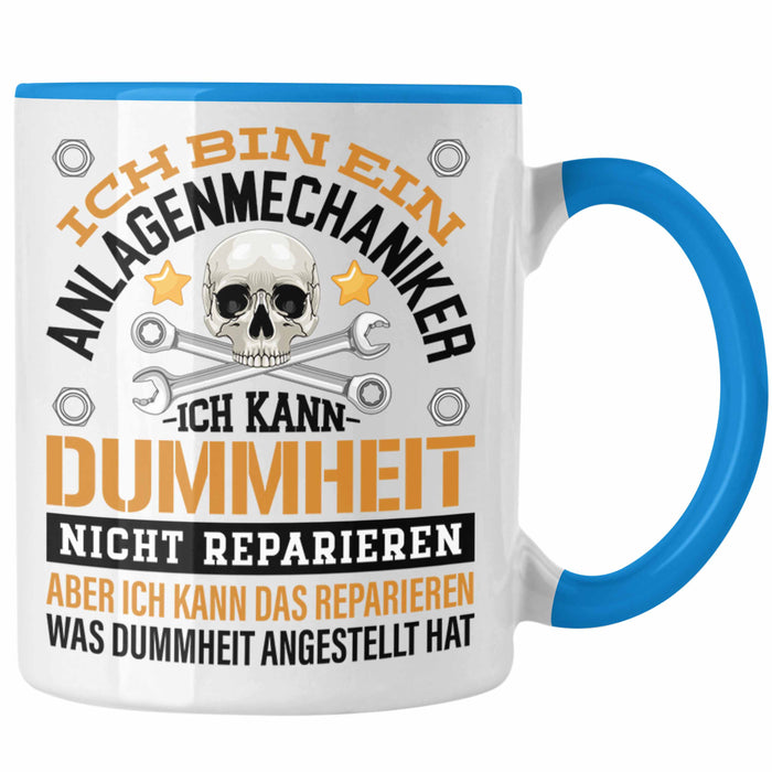 Anlagenmechaniker Tasse Geschenk Spruch Männer Trendation