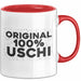 Uschi Tasse Original 100% Uschi Geschenk Rot Trendation