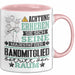 Bandmitglied Geschenk Tasse Lustiger Spruch Erheben Sie Sich Der Bandmitglied Betritt den Raum Rosa Trendation