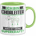 Chorleiter Tasse Geschenk für Chorleiter Geburtstag Lustiger Spruch Kaffee-Becher Was Ist Deine Superkraft Grün Trendation