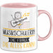 Musikschülerin Geschenk Tasse Becher Die Frau Die Allen Kann Geschenkidee für eine Musikschülerin Lustig Rosa Trendation