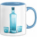 Wodka Trinker Tasse Geschenkidee für Spirituosen Liebhaber Blau Trendation