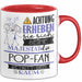 Pop-Fan Tasse Geschenk Lustiger Spruch Bitte Erheben Sie Sich Seine Majestät Die Pop-Fan Betritt Den Raum Rot Trendation