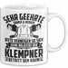 Klempner Tasse Geschenk Männer Geschenkidee Sehr Geehrte Damen Und Herren Weiß Trendation
