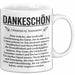 Lehrer Wertschätzung Danke Tasse Geschenk Lustige Geschenkidee Spruch Dankeschön Weiß Trendation