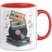 Retro Fan Tasse Geschenkidee für Vintage Liebhaber Rot Trendation