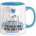 Tierheimvolontär Geschenk Tasse So Gut Kann Nur Ein Tierheimvolontär Aussehen Geschenkidee Kaffee-Becher Blau Trendation