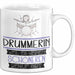 Drummerin Weil Es Keinen Schöneren Beruf Gibt Tasse Geschenk für Eine Drummerin Lustig Weiß Trendation