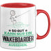 Wakeboarder Geschenk Tasse So Gut Kann Nur Ein Wakeboarder Aussehen Geschenkidee Kaffee-Becher Rot Trendation