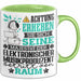 ElektronischerMusikproduzent Geschenk Tasse Lustiger Spruch Erheben Sie Sich Der ElektronischerMusikproduzent Betritt den Raum Grün Trendation