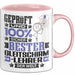 Gleitschirmlehrer Geschenk Lustiger Spruch für Gleitschirmlehrer Geschenkidee Bester Gleitschirmlehrer Der Welt Rosa Trendation