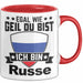 Russe Tasse Geschenk Egal Wie Geil Du Bist Ich Bin Russe Geschenkidee Rot Trendation