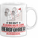 Bergführer Geschenk Tasse So Gut Kann Nur Ein Bergführer Aussehen Geschenkidee Kaffee-Becher Weiß Trendation