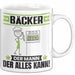 Bäcker Tasse Geschenk für Bäcker Der Mann Der Alles Kann Geschenkidee zum Geburtstag Weiß Trendation