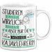 Kajaklehrerin Tasse Lustiges Geschenk Studieren Kann Wirklich Jeder Nur Die Besten Werden Kajaklehrerin Weiß Trendation