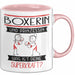 Boxerin Und Prinzessin Tasse Geschenk Für Eine Boxerin Geburtstag Was Ist Deine Superkraft Rosa Trendation