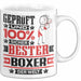 Boxer Geschenk Lustiger Spruch für Boxer Geschenkidee Bester Boxer Der Welt Weiß Trendation