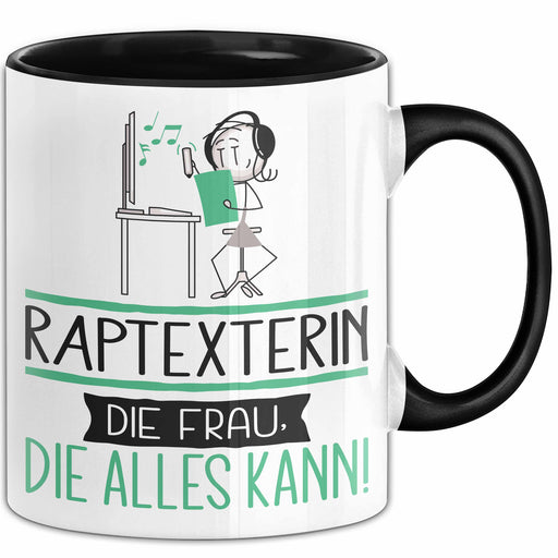 Raptexterin Geschenk Tasse Becher Die Frau Die Allen Kann Geschenkidee für eine Raptexterin Lustig Trendation