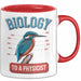 Physiker Tasse Geschenk Biologie Für Einen Physiker Rot Trendation