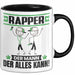 Rapper Tasse Geschenk für Rapper Der Mann Der Alles Kann Geschenkidee zum Geburtstag Schwarz Trendation