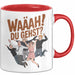 Büroarbeit Kollege Abschied Tasse Geschenk Lustige Geschenkidee Spruch Du Gehst Rot Trendation