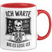 Lehrer Unterricht Tasse Geschenk Lustige Geschenkidee Spruch Ich Warte Bis Es Leise Ist Rot Trendation