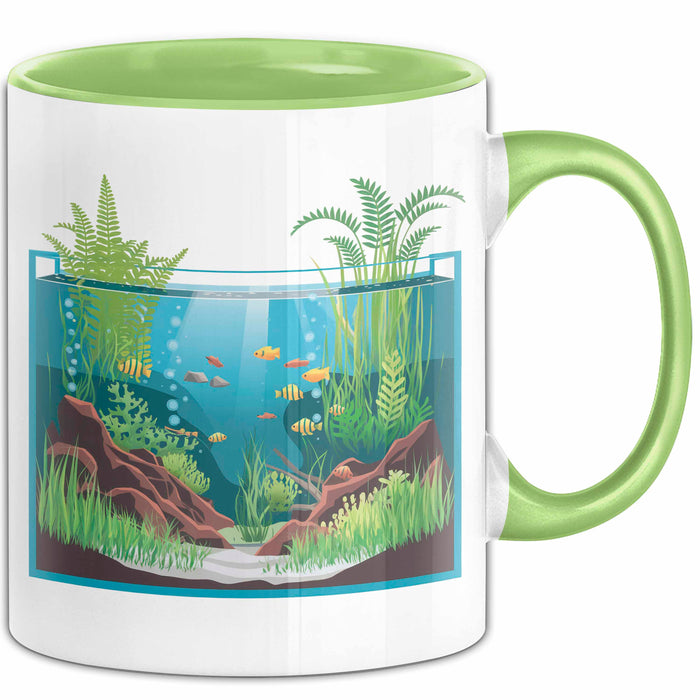 Aquascaper Tasse Geschenkidee für Unterwasser Garten Fan Grün Trendation
