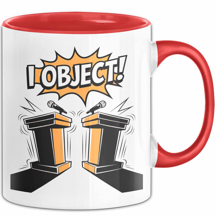 Debattierer Tasse Geschenk Lustige Geschenkidee Spruch Für Argument Profis Rot Trendation